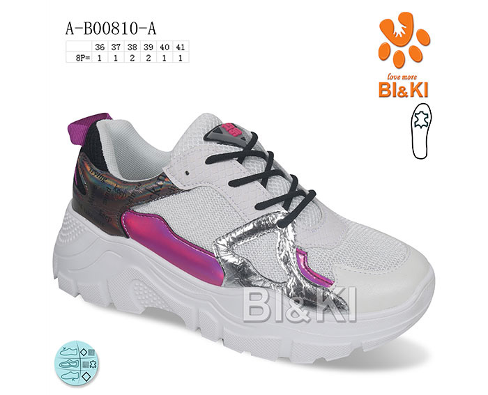 Bi&Ki 0810A (деми) кроссовки женские