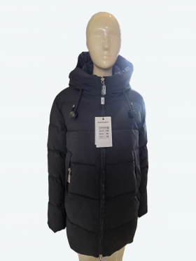 No Brand 356 black (зима) куртка женские