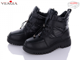 Veagia YFS26 black (зима) ботинки женские