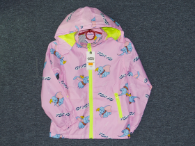No Brand Cyr23 pink (деми) куртка детские