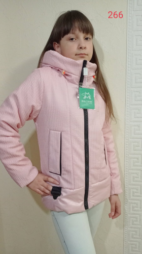 No Brand 266 pink (деми) куртка детские