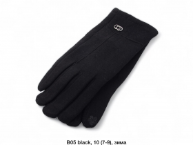 No Brand B05 black (зима) перчатки женские