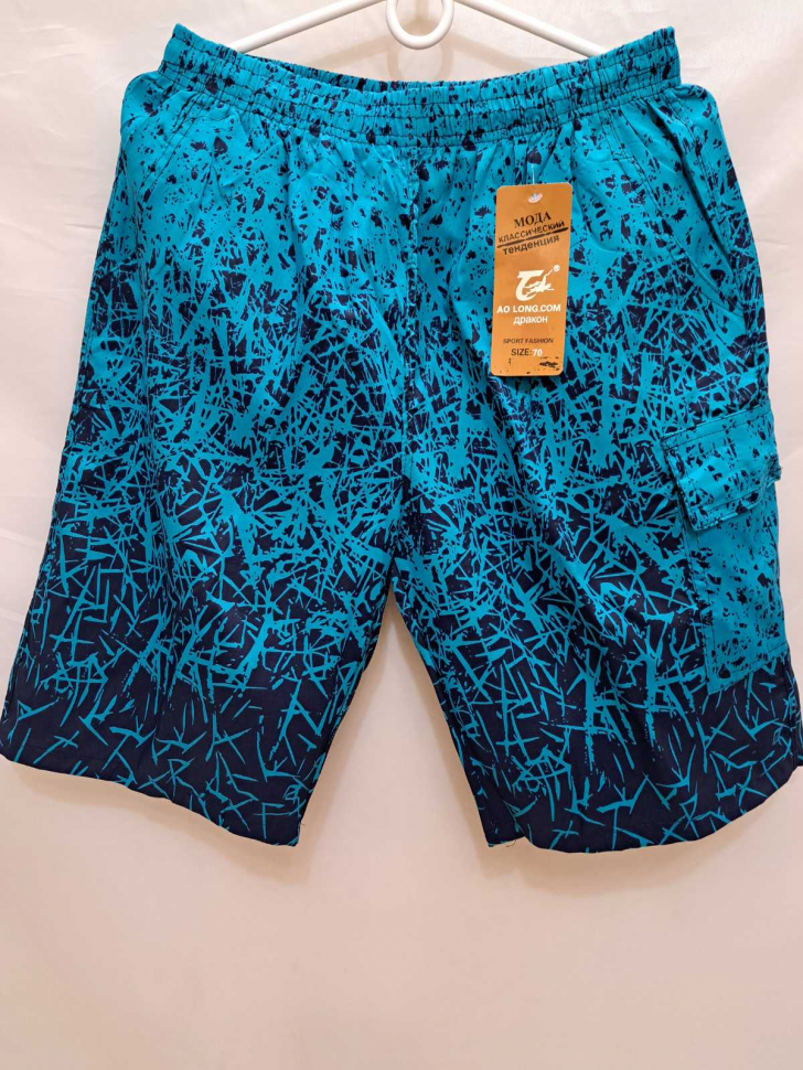 No Brand 084 l.blue (лето) шорты мужские