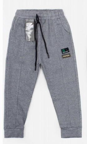 No Brand H353 grey (деми) штаны спорт детские