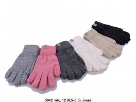 No Brand 3842 mix (зима) перчатки женские