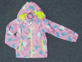 No Brand Cyr27 pink (деми) куртка детские