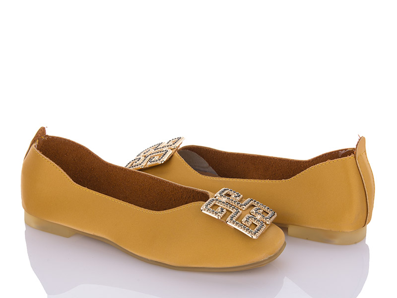 Violeta 131-1 yellow (деми) туфли женские