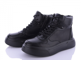 Violeta M6061-1 black (деми) ботинки женские