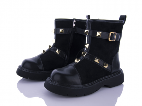 Violeta 197-72 black (деми) ботинки женские
