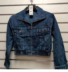 No Brand 7690 blue (деми) куртка женские