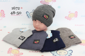 No Brand 1672 mix зима (зима) шапка детские