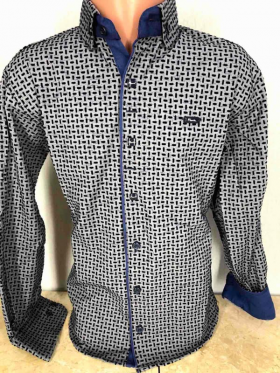 Paul Semih РД0402-1 серый с син вст (деми) рубашка детские
