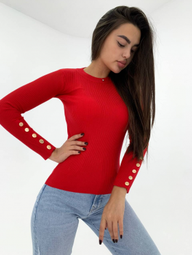 No Brand 5 red (деми) свитер женские