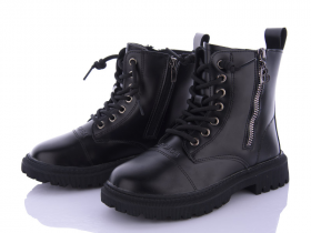 Violeta Y78-A1 black (деми) ботинки женские