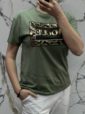 No Brand 4512 green (лето) футболка женские