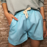 No Brand 305 l.blue (лето) шорты женские