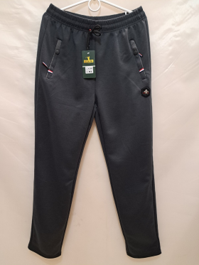 No Brand 1009 d.grey (деми) штаны спорт мужские