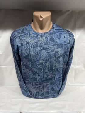 No Brand 4451 l.blue (деми) свитер мужские