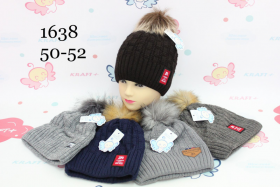 No Brand 1638 mix зима (зима) шапка детские