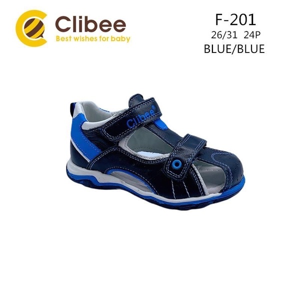 Clibee SA-F201 blue (лето) босоножки детские