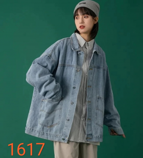 No Brand 1917 l.blue (деми) куртка женские