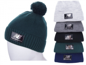 No Brand YB49 mix флис (зима) шапка женские