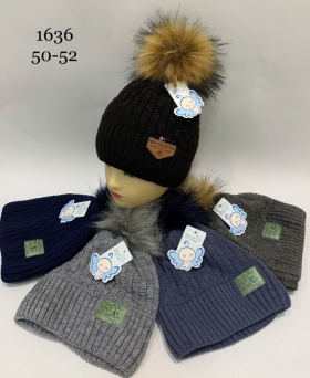 No Brand 1636 mix зима (зима) шапка детские
