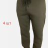 No Brand 035 khaki (зима) штаны спорт мужские