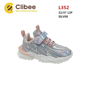 Clibee Apa-L352 siver (деми) кроссовки детские