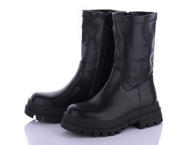 Violeta M607-1 black (деми) ботинки женские