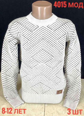 No Brand 4015 white (8-12) (деми) свитер детские