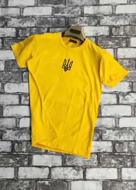 No Brand 11 yellow (лето) футболка мужские