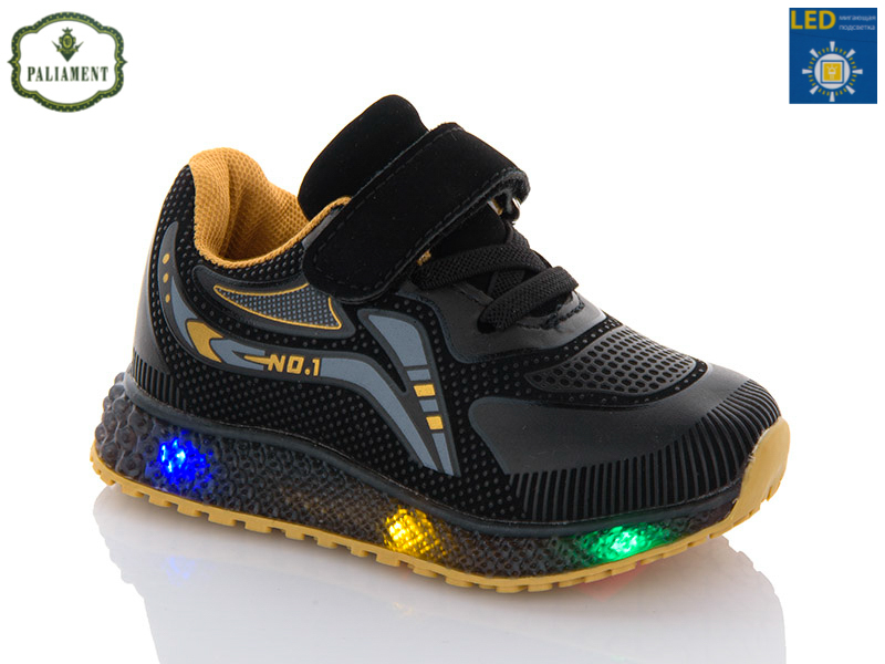 Paliament SP232-1 LED (деми) кроссовки детские