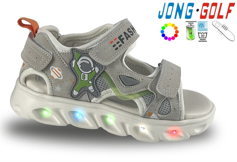 Jong-Golf B20400-6 LED (лето) босоножки детские