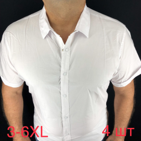 No Brand P010 white (лето) рубашка мужские