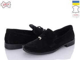Arto 1018 чорний-з (деми) туфли женские