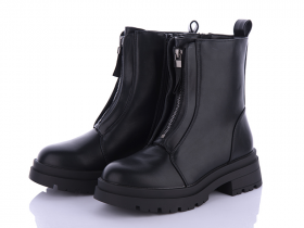 Violeta M633-1 black (деми) ботинки женские