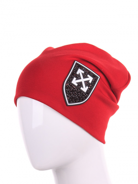 No Brand H40 red (деми) шапка женские