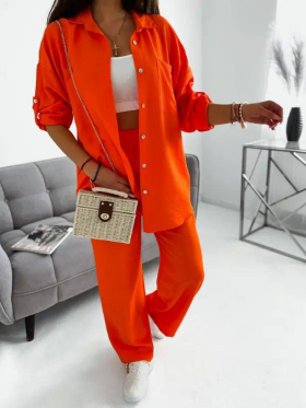 No Brand 57 orange (деми) костюм женские