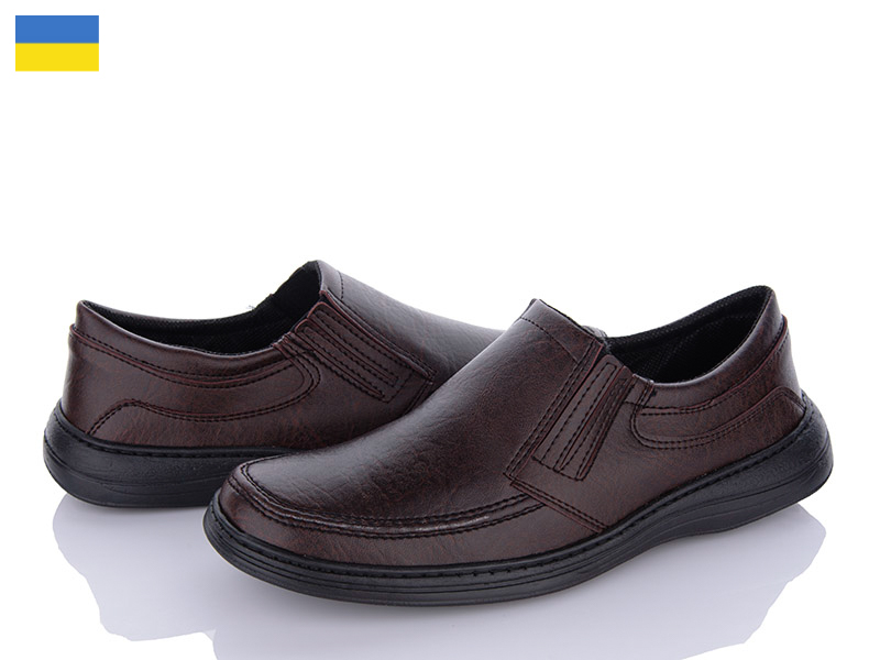 Paolla T1 коричневий (деми) туфли мужские