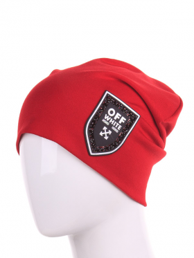 No Brand H41 red (деми) шапка женские