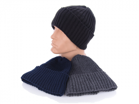 No Brand KA675 mix флис (зима) шапка мужские