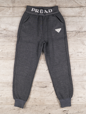 No Brand 1708 grey (деми) штаны спорт женские