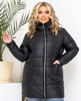 No Brand 020 black (зима) куртка женские