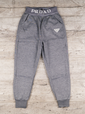 No Brand 1708 l.grey (деми) штаны спорт женские