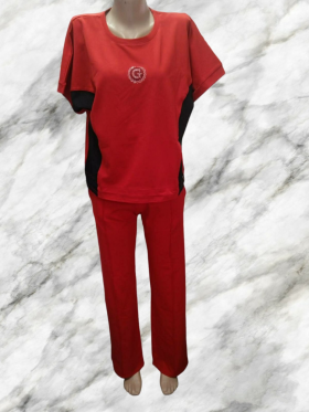 No Brand 127 red (лето) костюм спорт женские
