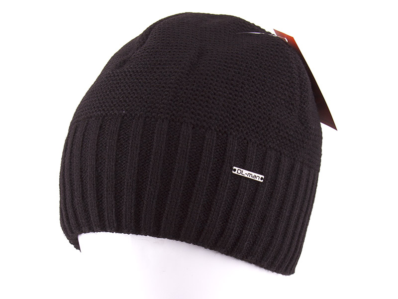 No Brand H414 black (зима) шапка мужские