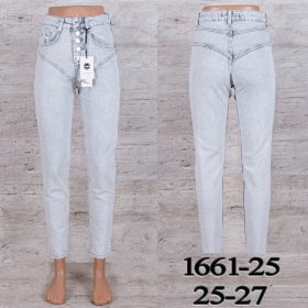 No Brand 1661-25 (деми) джинсы женские