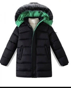 No Brand 110 black (зима) куртка детские