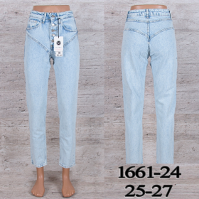 No Brand 1661-24 (деми) джинсы женские